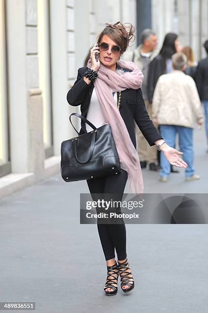 Gabriella Dompe is seen on May 12, 2014 in Milan, Italy.