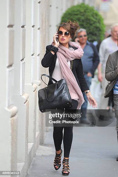 Gabriella Dompe is seen on May 12, 2014 in Milan, Italy.