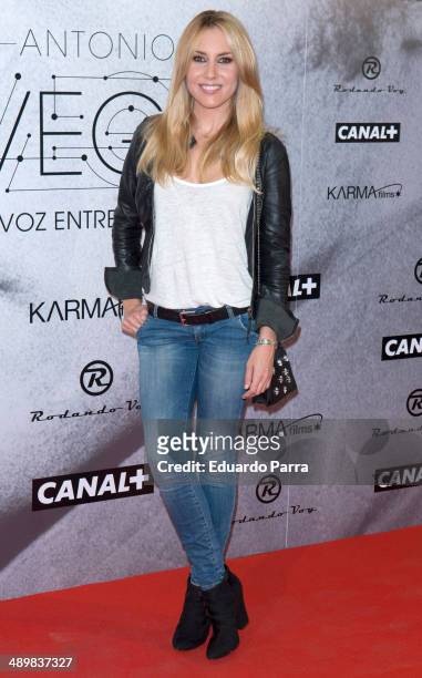 Berta Collado attends 'Antonio Vega. Tu voz entre otras mil' photocall premiere at Proyecciones cinema on May 12, 2014 in Madrid, Spain.