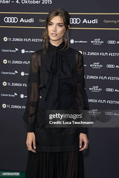 Ronja Furrer attends the Zurich Film Festival on September 24, 2015 in Zurich, Switzerland. The 11th Zurich Film Festival will take place from...