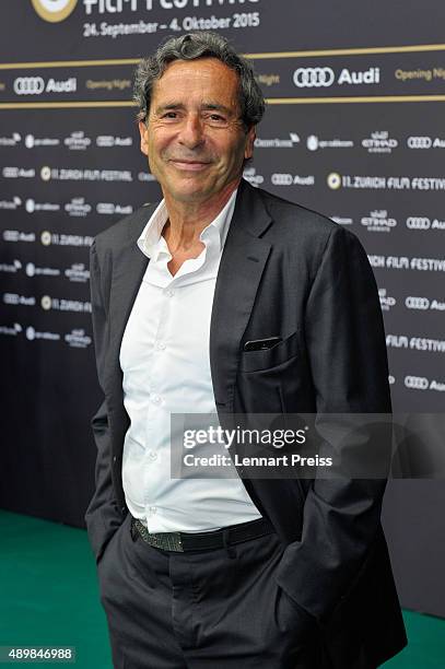 Roger Schawinski attends the 'The Man Who Knew Infinity' Premiere And Opening Ceremony during the Zurich Film Festival on September 24, 2015 in...