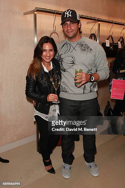 Guests at Huxley And Cox / Nina Naustdal Pop-Up Boutique on the Kings road on September 24, 2015 in London, England.