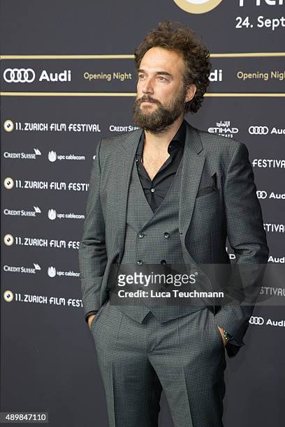 Carlos Leal attends the Zurich Film Festival on September 24, 2015 in Zurich, Switzerland. The 11th Zurich Film Festival will take place from...