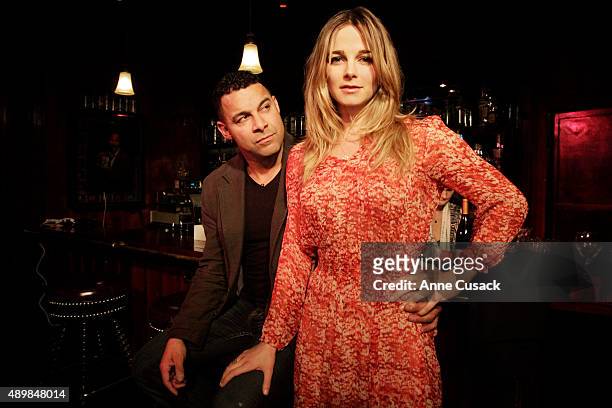 Actors Bojana Novakovic, Jon Huertas are photographed for Los Angeles Times on January 29, 2014 in Hollywood, California. PUBLISHED IMAGE. CREDIT...