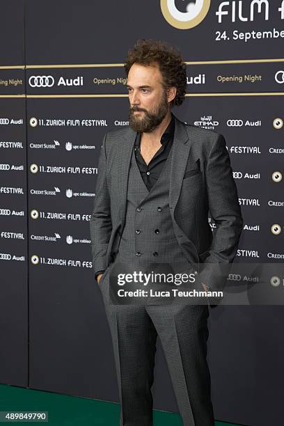 Carlos Leal attends the Zurich Film Festival on September 24, 2015 in Zurich, Switzerland. The 11th Zurich Film Festival will take place from...