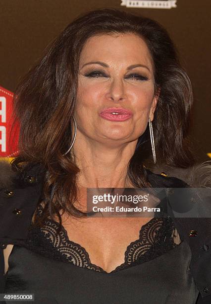 Actress Jane Badler attends 'De chica en chica' premiere at Palafox cinema on September 24, 2015 in Madrid, Spain.