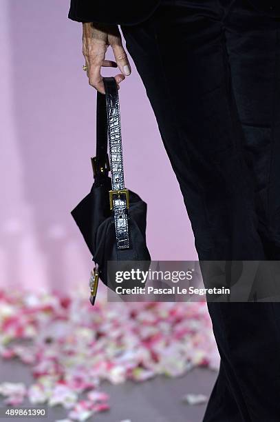 Details are seen at a photocall during The Ballet National de Paris Opening Season Gala at Opera Garnier on September 24, 2015 in Paris, France.