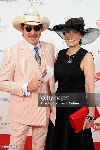 Kix Brooks and Barbara Brooks attends 140th Kentucky Derby at Churchill Downs on May 3, 2014 in Louisville, Kentucky.