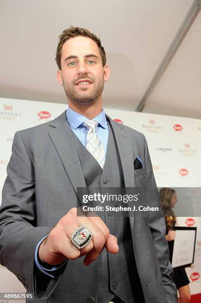 Luke Hancock attends 140th Kentucky Derby at Churchill Downs on May 3, 2014 in Louisville, Kentucky.