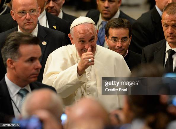 Evening Prayer Service At New York's St. Patrick's Cathedral Led By Pope Francis Evening Prayer Service At New York's St. Patrick's Cathedral Led By Pope Francis