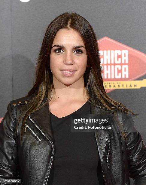 Actress Elena Furiase attends the 'De Chica en Chica' Premiere at Palafox Cinema on September 24, 2015 in Madrid, Spain.