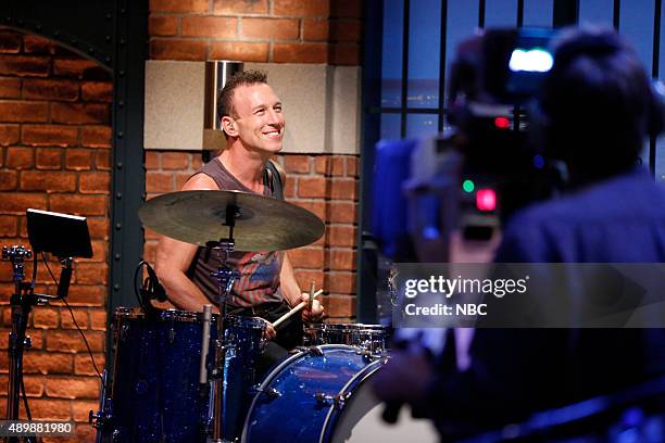Episode 264 -- Pictured: Stephen Perkins, of Janes Addiction sits in with the 8G Band on September 24, 2015 --