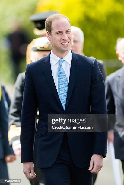 Prince William, Duke of Cambridge makes an official visit to The Royal Navy Submarine Museum on May 12, 2014 in Gosport, England.