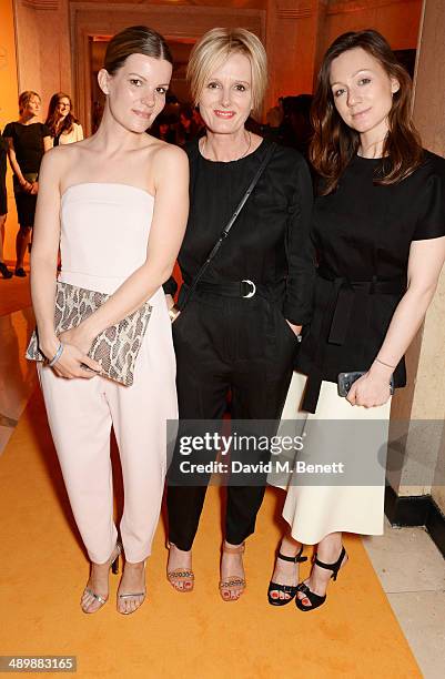 Whistles CEO Jane Shepherdson and guests attend the Veuve Clicquot Business Woman Award at Claridges Hotel on May 12, 2014 in London, England.