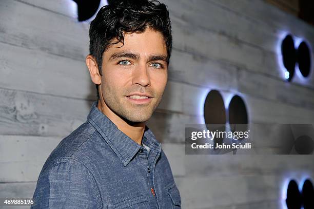 Actor Adrian Grenier attends the VIP sneak peek of the go90 Social Entertainment Platform at the Wallis Annenberg Center for the Performing Arts on...
