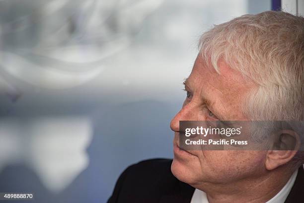 Richard Curtis listens to one of the press panel speakers. In conjunction with the Sustainable Development Goals initiative to be taken up by the...