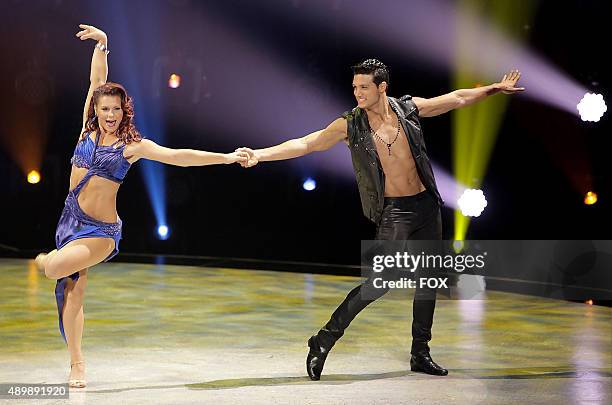 Top 18 contestants Marissa Milele and Asaf Goren perform a Cha Cha routine choreographed by Jean-Marc Genereux on SO YOU THINK YOU CAN DANCE airing...