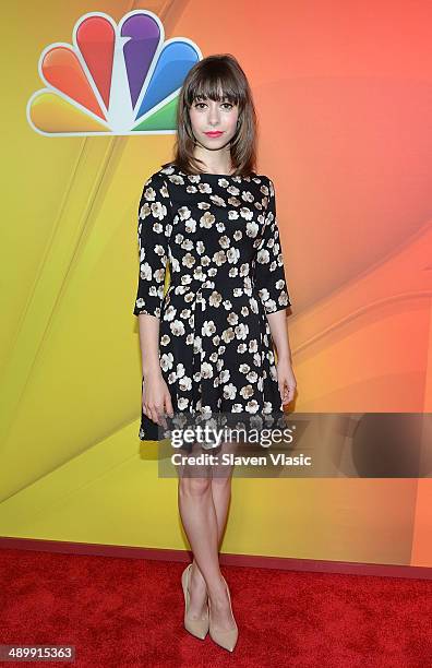 Cristin Milioti attends the 2014 NBC Upfront Presentation at The Jacob K. Javits Convention Center on May 12, 2014 in New York City.