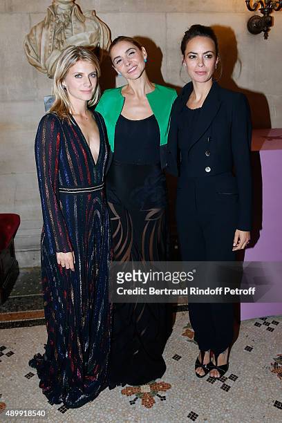 Melanie Laurent, Princess of Savoy Clotilde Courau and Berenice Bejo attend the Ballet National de Paris Opening Season Gala at Opera Garnier on...