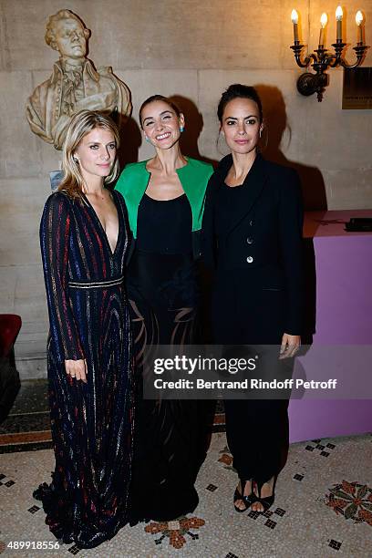 Melanie Laurent, Princess of Savoy Clotilde Courau and Berenice Bejo attend the Ballet National de Paris Opening Season Gala at Opera Garnier on...