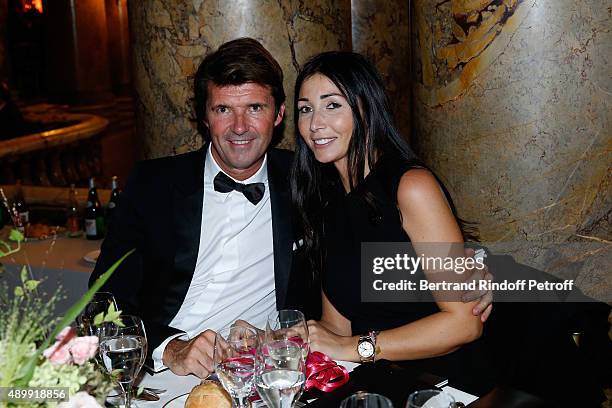 Paul Emmanuel Reiffers and his wife Margot attend the Ballet National de Paris Opening Season Gala at Opera Garnier on September 24, 2015 in Paris,...