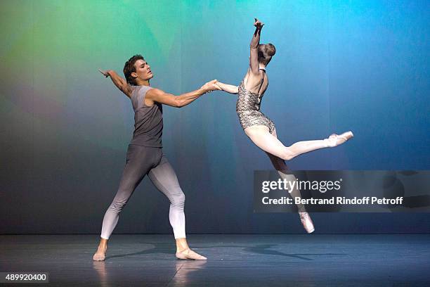 Illustration view of the Ballet during the Ballet National de Paris Opening Season Gala at Opera Garnier on September 24, 2015 in Paris, France.