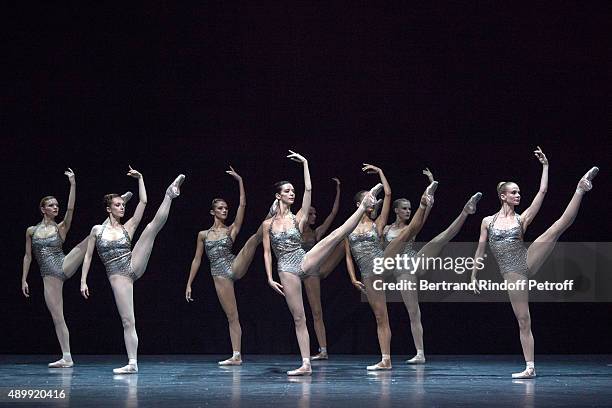 Illustration view of the Ballet during the Ballet National de Paris Opening Season Gala at Opera Garnier on September 24, 2015 in Paris, France.