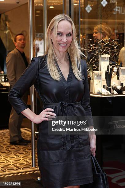 Editor in chief of GALA, Anne Meyer-Minnemann, attends the Thomas Sabo grand flagship store opening on September 24, 2015 in Hamburg, Germany.