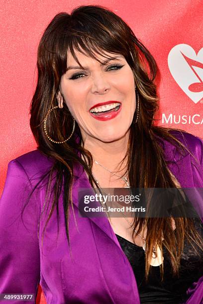 Beth Hart arrives at the 2014 MusiCares MAP Fund Benefit Concert at Club Nokia on May 12, 2014 in Los Angeles, California.