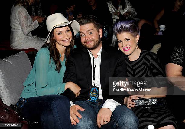 Lisa Stelly, Jack Osbourne and Kelly Osbourne pose at the 10th annual MusiCares MAP Fund Benefit Concert to raise funds for MusiCares' addiction...