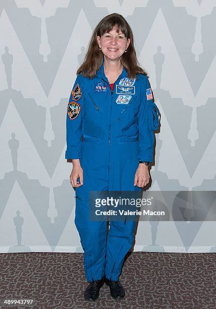 Astronaut Cady Coleman attends The Academy Of Motion Picture Arts And Sciences' Presents Deconstructing "Gravity" at DGA Theater on May 12, 2014 in...