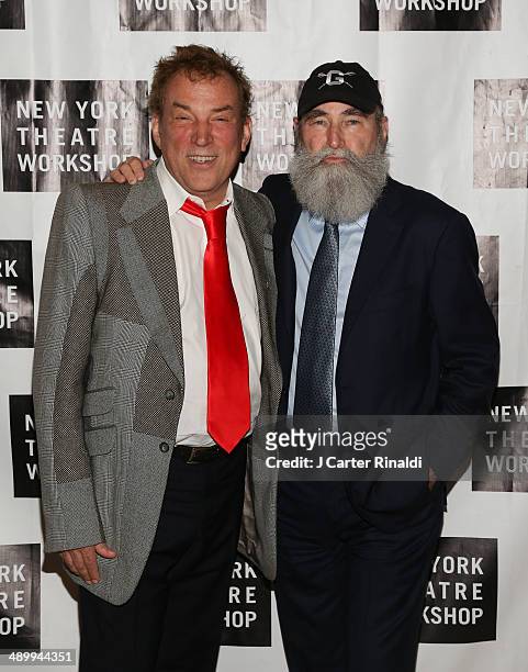 Director Des McAnuff and producer Michael David attend the New York Theatre Workshop 2014 Spring Gala at The Plaza Hotel on May 12, 2014 in New York...