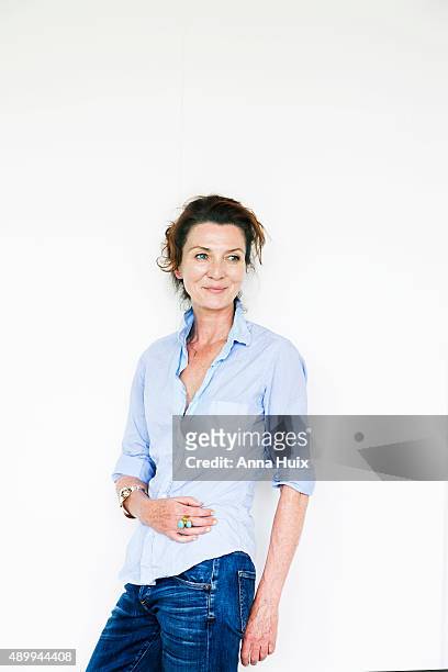 Actor Michelle Fairley is photographed for the Telegraph on July 16, 2015 in London, England.