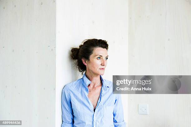 Actor Michelle Fairley is photographed for the Telegraph on July 16, 2015 in London, England.