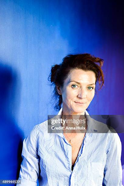 Actor Michelle Fairley is photographed for the Telegraph on July 16, 2015 in London, England.