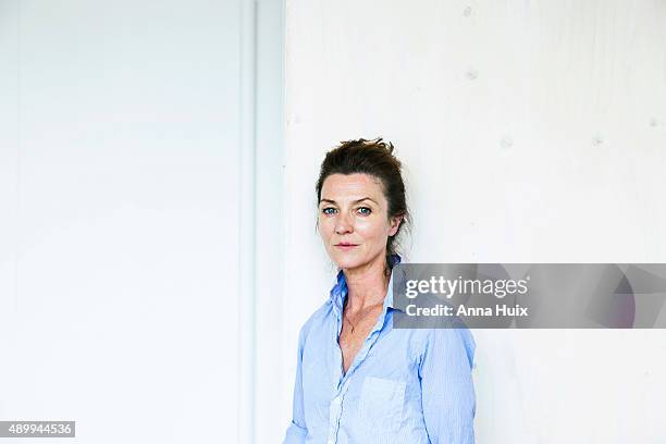 Actor Michelle Fairley is photographed for the Telegraph on July 16, 2015 in London, England.