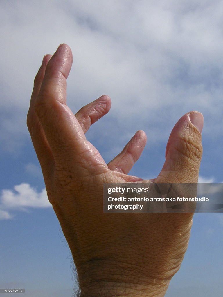Cupped hand