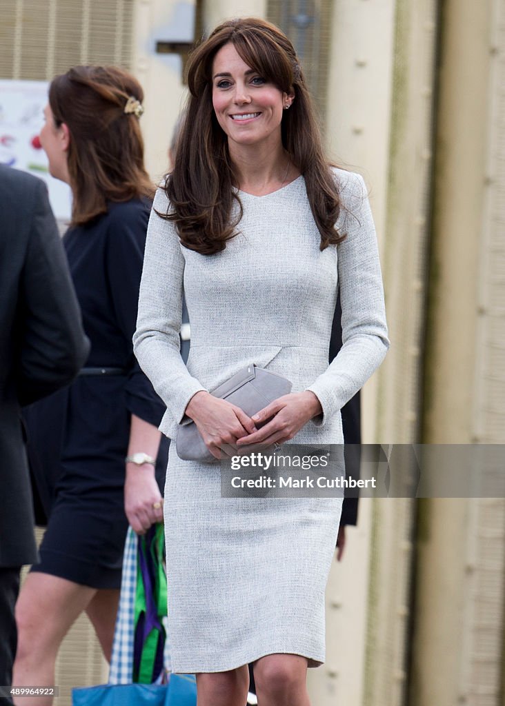 Duchess Of Cambridge Visits Rehabilitation Of Addicted Prisoners Trust At HMP Send