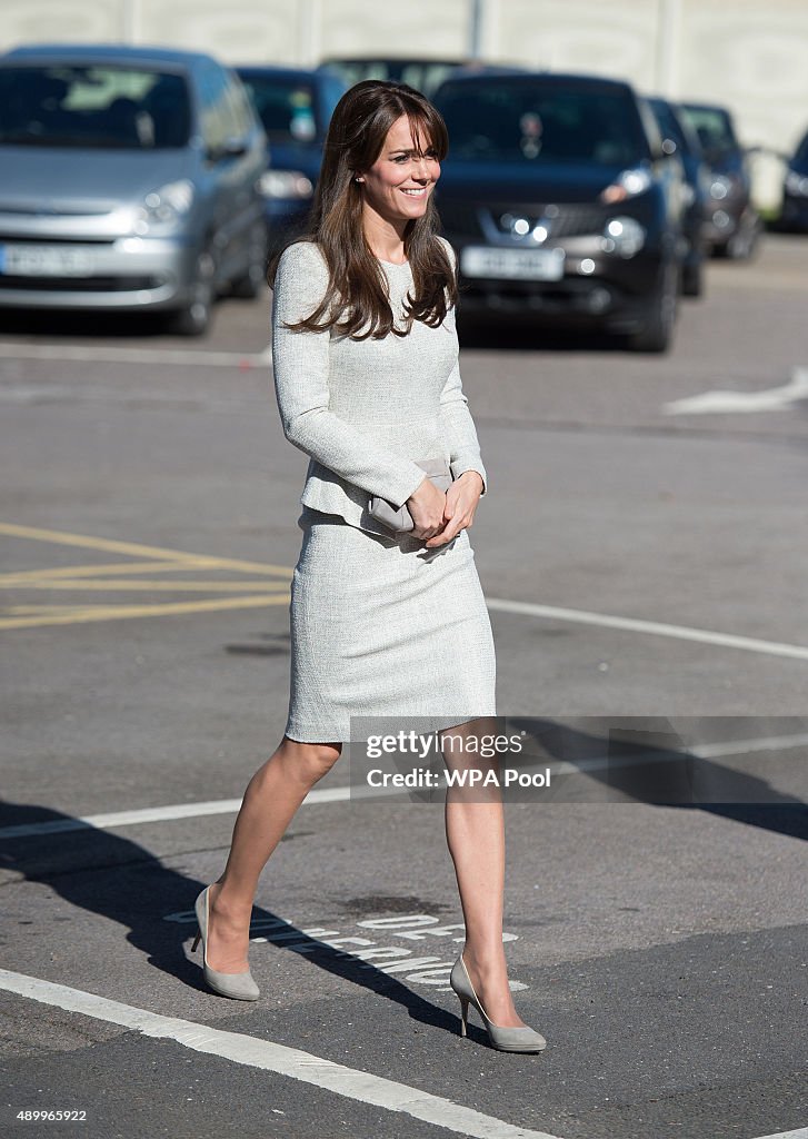 Duchess Of Cambridge Visits Rehabilitation Of Addicted Prisoners Trust At HMP Send