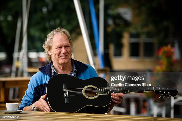 Gunter Gabriel on set during the shooting for the new local production 'Kaept'n Kasi - Auf hoher Spree' by TV channel HISTORY on September 23, 2015...