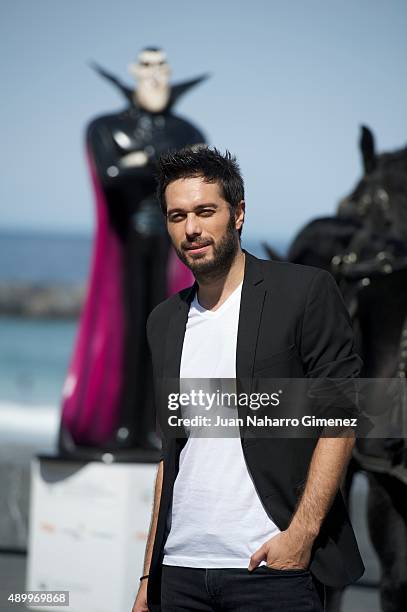 Dani Martinez attends 'Hotel Transylvania' photocall during 63rd San sebastian Film Festival at Kursaal on September 25, 2015 in San Sebastian, Spain.