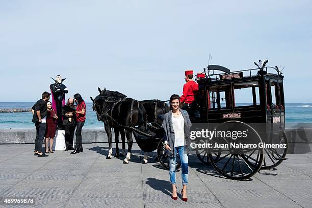 Clara Lago attends 'Hotel Transylvania' photocall during 63rd San sebastian Film Festival at Kursaal on September 25, 2015 in San Sebastian, Spain.