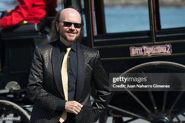 Santiago Segura attend 'Hotel Transylvania' photocall during 63rd San sebastian Film Festival at Kursaal on September 25, 2015 in San Sebastian,...