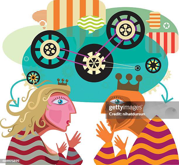 social memory - female film director stock illustrations