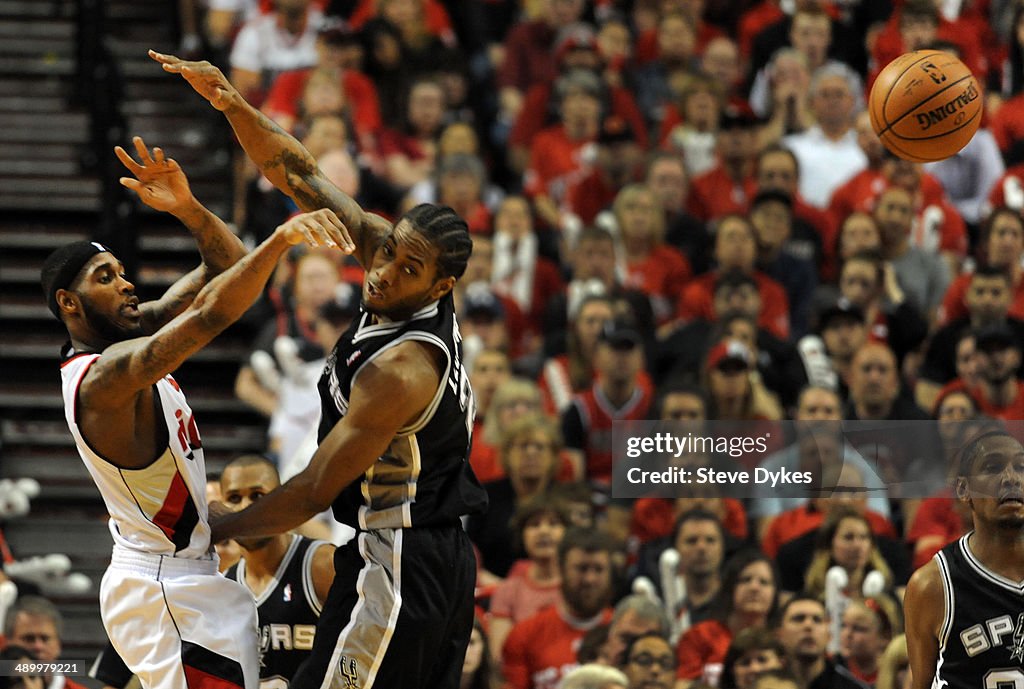 San Antonio Spurs v Portland Trail Blazers - Game Four