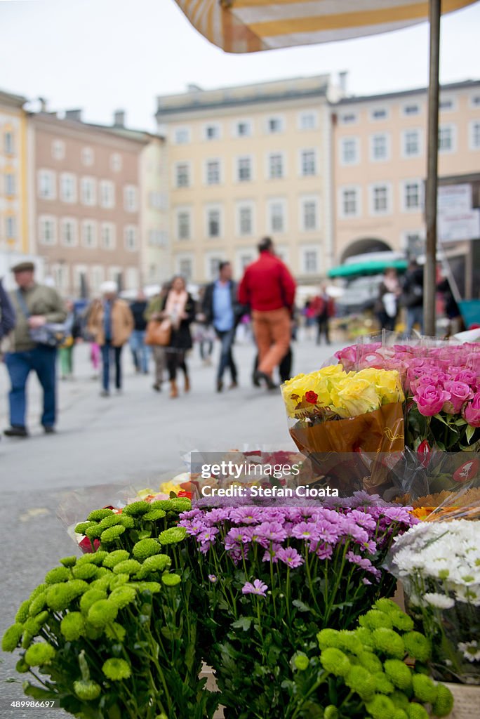Salzburg flower market