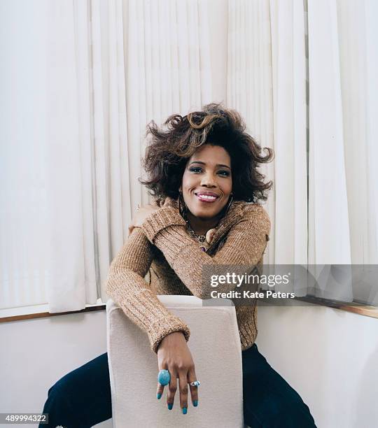 Singer Macy Gray is photographed for the Telegraph on May 6, 2010 in London, England.