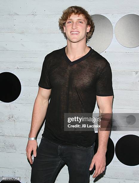 Logan Paul attends the go90 Sneak Peek held at the Wallis Annenberg Center for the Performing Art on September 24, 2015 in Beverly Hills, California.