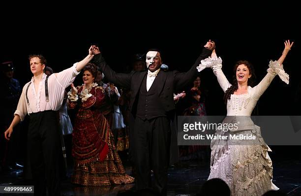 Jeremy Hays, Michelle McConnell, Norm Lewis, Sierra Boggess Join The Cast Of Broadway's "The Phantom Of The Opera" on May 12, 2014 at the Majestic...