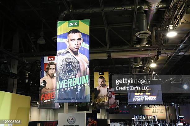 General view of the UFC Fan Expo in the Sands Expo and Convention Center on July 9, 2015 in Las Vegas Nevada.